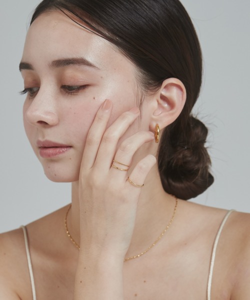 ciite' surgical stainless（シーテサージカルステンレス）の「【 金属アレルギー対応 】3set ring / リング 3セット  サージカルステンレス（リング・レディース・シルバー/ピンクゴールド/ゴールド・11号/13号/9号）」の9枚目の写真