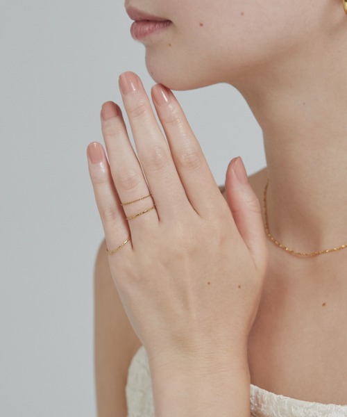 ciite' surgical stainless（シーテサージカルステンレス）の「【 金属アレルギー対応 】3set ring / リング 3セット  サージカルステンレス（リング・レディース・シルバー/ピンクゴールド/ゴールド・11号/13号/9号）」の10枚目の写真