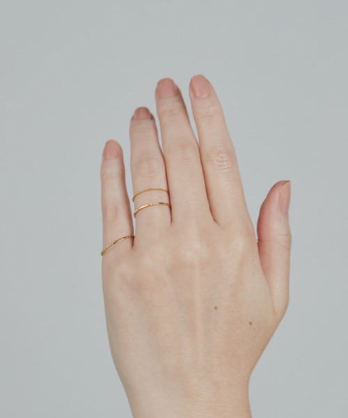 ciite' surgical stainless（シーテサージカルステンレス）の「【 金属アレルギー対応 】3set ring / リング 3セット  サージカルステンレス（リング・レディース・シルバー/ピンクゴールド/ゴールド・11号/13号/9号）」の12枚目の写真