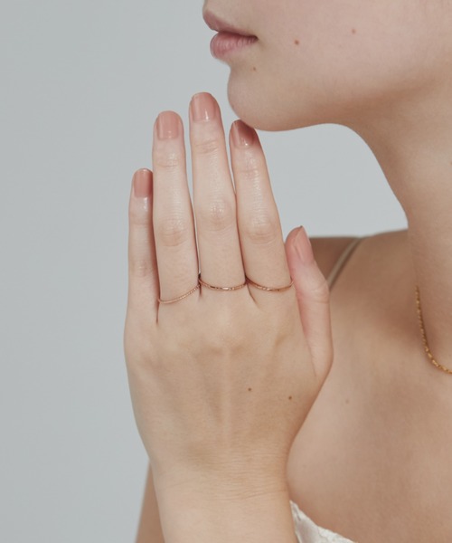 ciite' surgical stainless（シーテサージカルステンレス）の「【 金属アレルギー対応 】3set ring / リング 3セット  サージカルステンレス（リング・レディース・シルバー/ピンクゴールド/ゴールド・11号/13号/9号）」の20枚目の写真