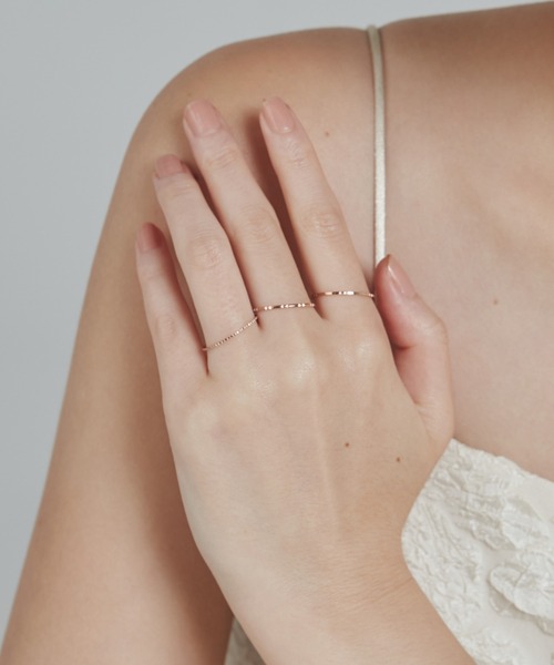 ciite' surgical stainless（シーテサージカルステンレス）の「【 金属アレルギー対応 】3set ring / リング 3セット  サージカルステンレス（リング・レディース・シルバー/ピンクゴールド/ゴールド・11号/13号/9号）」の22枚目の写真