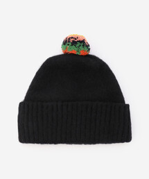 Bshop（ビショップ）の「Jo Gordon | ウール ポンポンニット帽 MULTI