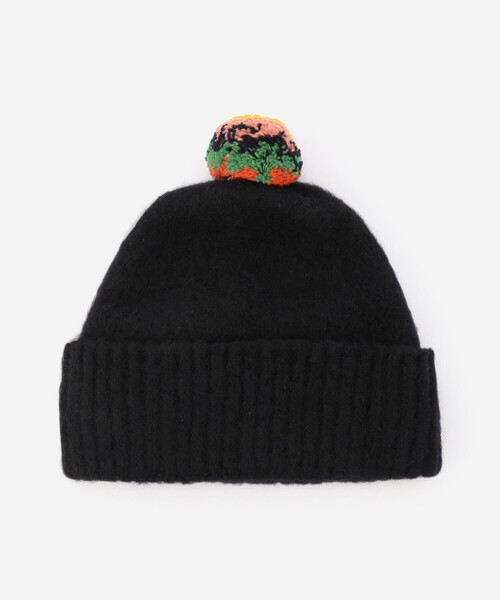Jo Gordon ポンポン付きニットキャップ　Bshop ウール100% セール】Jo Gordon | ウール ポンポンニット帽 UNISEX（ニットキャップ