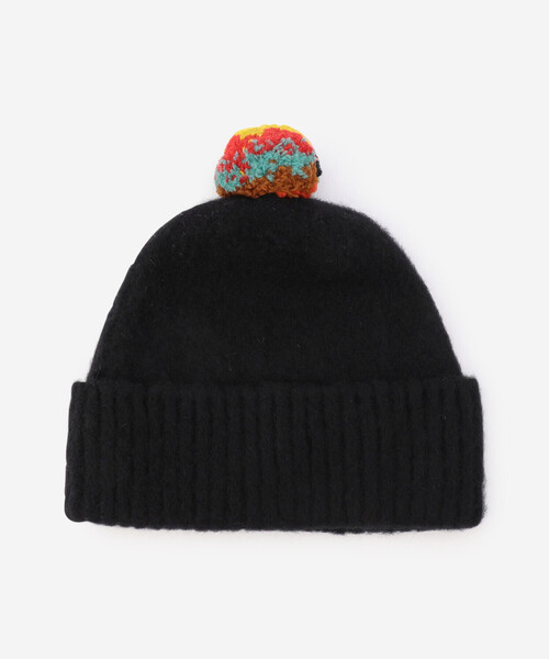Bshop（ビショップ）の「Jo Gordon | ウール ポンポンニット帽 MULTI
