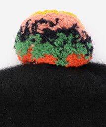 Bshop（ビショップ）の「Jo Gordon | ウール ポンポンニット帽 MULTI
