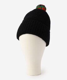 Bshop（ビショップ）の「Jo Gordon | ウール ポンポンニット帽 MULTI