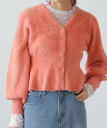 FREE'S MART | ◇ショートシャギーペプラムニットカーデ(カーディガン/ボレロ)