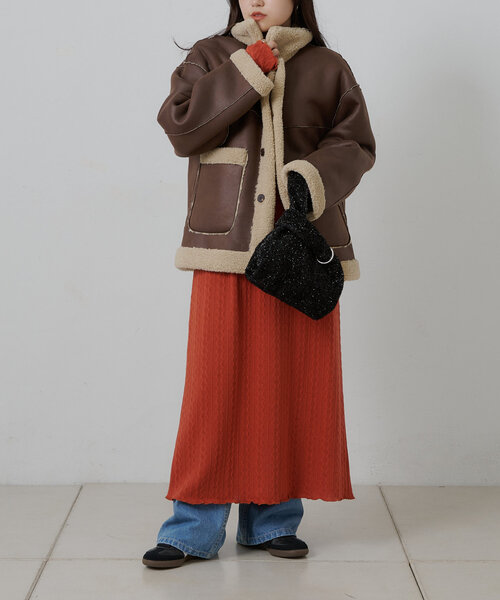 CIAOPANIC TYPY(チャオパニックティピー)の「【WEB限定】カラビナ付きラメBAG(トートバッグ・レディース・ブラック/ベージュ/レッド・ONE SIZE)」の10枚目の写真