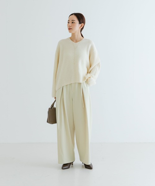 【セール】HAMILTON WOOL 畦Vネックニット（ニット/セーター）｜URBAN RESEARCH（アーバンリサーチ）