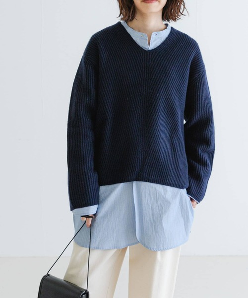 【セール】HAMILTON WOOL 畦Vネックニット（ニット/セーター）｜URBAN RESEARCH（アーバンリサーチ）