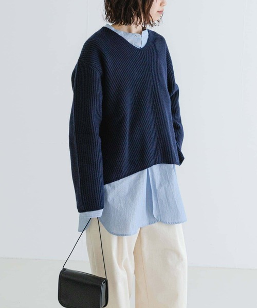 【セール】HAMILTON WOOL 畦Vネックニット（ニット/セーター）｜URBAN RESEARCH（アーバンリサーチ）