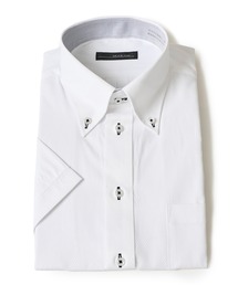 形態安定 アイスキープ T/Cドレスシャツ / 半袖ビジネスシャツ