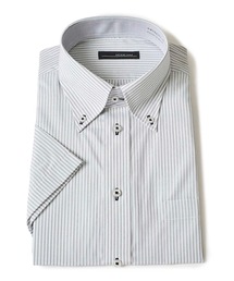 形態安定 アイスキープ T/Cドレスシャツ / 半袖ビジネスシャツ