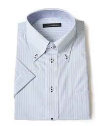 形態安定 アイスキープ T/Cドレスシャツ / 半袖ビジネスシャツ