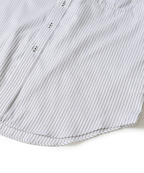 TETE HOMME(テットオム)の「形態安定 アイスキープ T/Cドレスシャツ / 半袖ビジネスシャツ(ビジネスシャツ・メンズ・グレー系1/ネイビー系2/ホワイト系3/ネイビー系3/グレー系2/ホワイト系2/ホワイト系1/ネイビー系1・X-LARGE/LARGE/MEDIUM)」の22枚目の写真