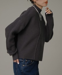 URBAN RESEARCH Sonny Label | 『洗濯可』畦切替えニットプルオーバー(ニット/セーター)