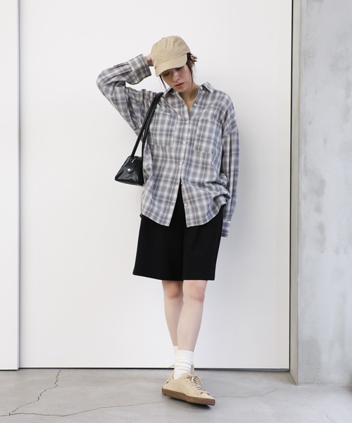 フロントポケットチェックシャツ（シャツ/ブラウス）｜select MOCA