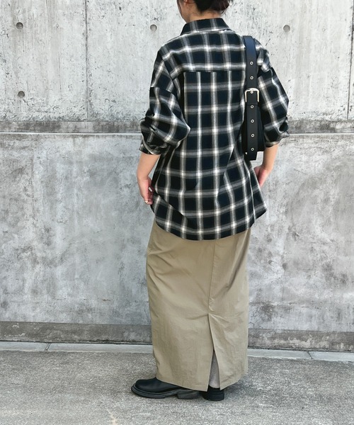 フロントポケットチェックシャツ（シャツ/ブラウス）｜select MOCA