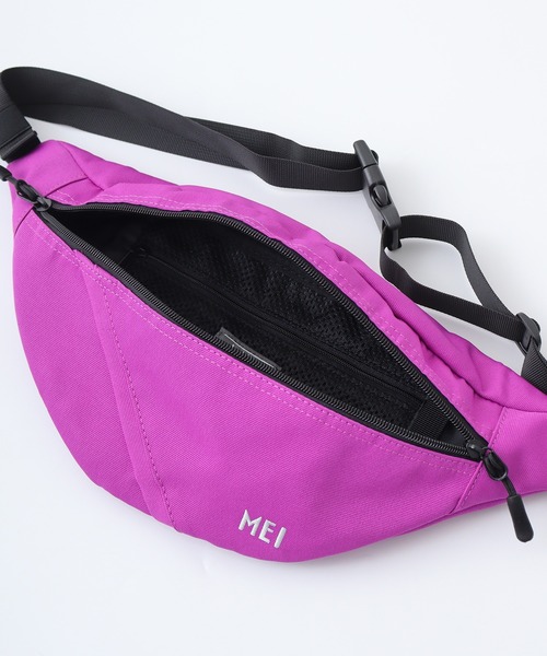 MEI（メイ）の「BOTTOMLINE M　ボディバッグ（ボディバッグ/ウエストポーチ・メンズ・ブラック/ライトパープル/オリーブドラブ/グレー/ベージュ・FREE）」の19枚目の写真