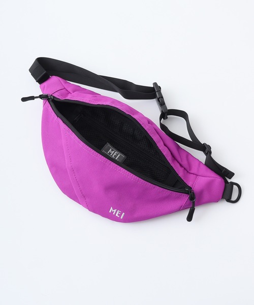 MEI（メイ）の「BOTTOMLINE M　ボディバッグ（ボディバッグ/ウエストポーチ・メンズ・ブラック/ライトパープル/オリーブドラブ/グレー/ベージュ・FREE）」の18枚目の写真