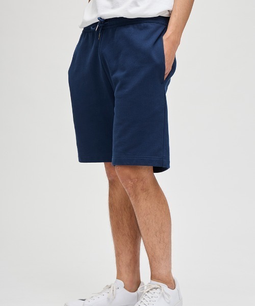 FRED PERRY(フレッドペリー)の「1952 Sweat Shorts/刺繍ロゴスウェットショートパンツ(スウェットパンツ・メンズ・ブルー・S/M)」の1枚目の写真