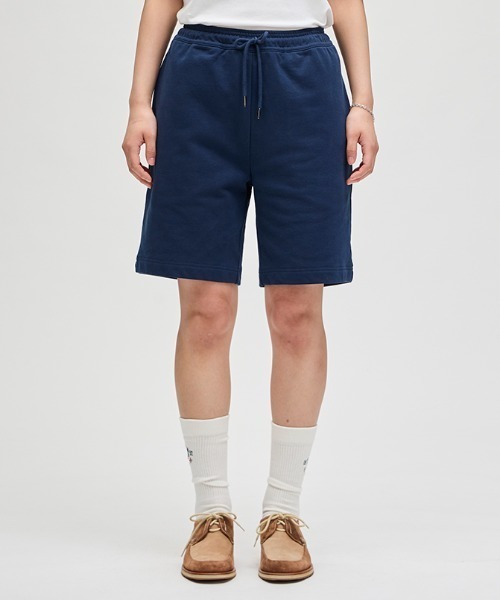 FRED PERRY(フレッドペリー)の「1952 Sweat Shorts/刺繍ロゴスウェットショートパンツ(スウェットパンツ・メンズ・ブルー・S/M)」の14枚目の写真