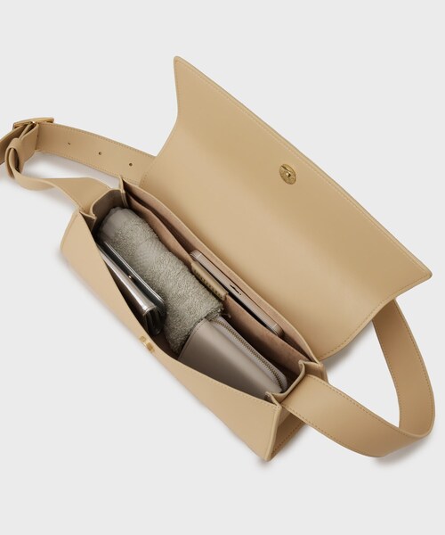 UNTITLED(アンタイトル)の「ワンショルボストン(ショルダーバッグ・レディース・ベージュ/オフホワイト・99)」の10枚目の写真