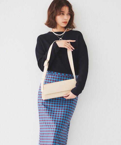 UNTITLED(アンタイトル)の「ワンショルボストン(ショルダーバッグ・レディース・ベージュ/オフホワイト・99)」の12枚目の写真