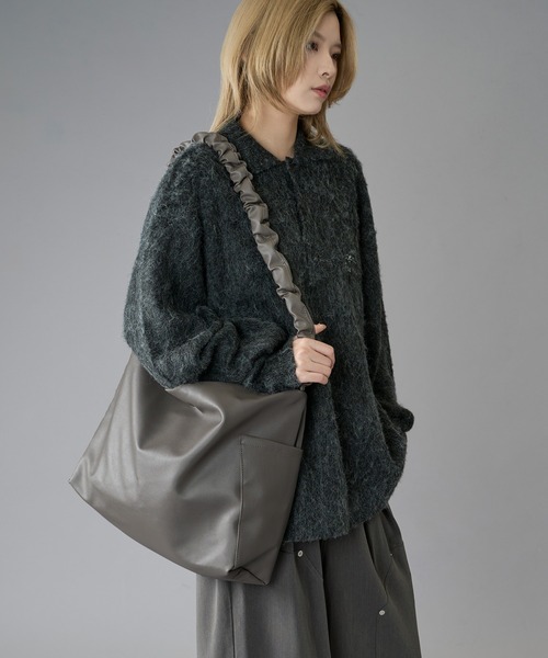 ASSORT BIG GATHER SHOULDER BAG/アソートビッグギャザー