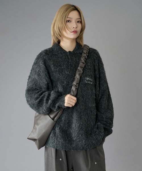 kutir(クティール)の「ASSORT BIG GATHER SHOULDER BAG/アソートビッグギャザーショルダーバック(ショルダーバッグ・メンズ・ブラック系/チャコールグレー/グレー/ブラック・FREE)」の21枚目の写真