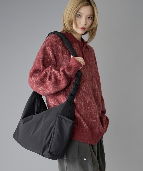 LIFE WORK★Big Jacquard Shoulder Bag★ビッグショルダーバッグ ASSORT BIG GATHER SHOULDER BAG/アソートビッグギャザー