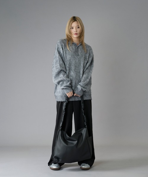 kutir(クティール)の「ASSORT BIG GATHER SHOULDER BAG/アソートビッグギャザーショルダーバック(ショルダーバッグ・メンズ・ブラック系/チャコールグレー/グレー/ブラック・FREE)」の17枚目の写真