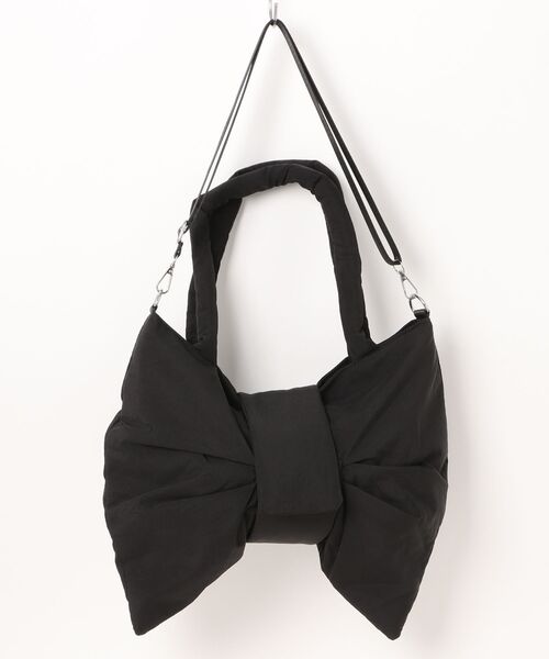 DONOBAN(ドノバン)の「リボントート(トートバッグ・レディース・ブラック/アイボリー/レッド/ブルー・ONE)」の10枚目の写真