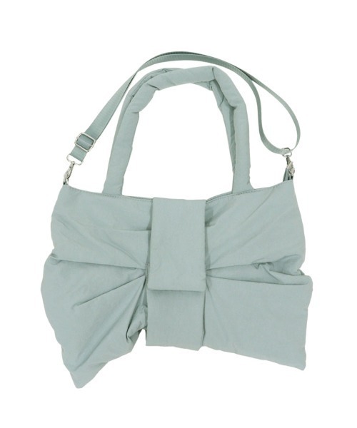 DONOBAN(ドノバン)の「リボントート(トートバッグ・レディース・ブラック/アイボリー/レッド/ブルー・ONE)」の13枚目の写真