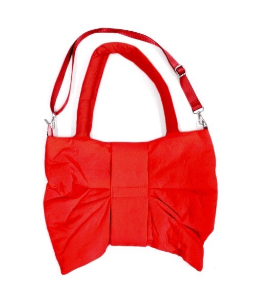 DONOBAN(ドノバン)の「リボントート(トートバッグ・レディース・ブラック/アイボリー/レッド/ブルー・ONE)」の14枚目の写真