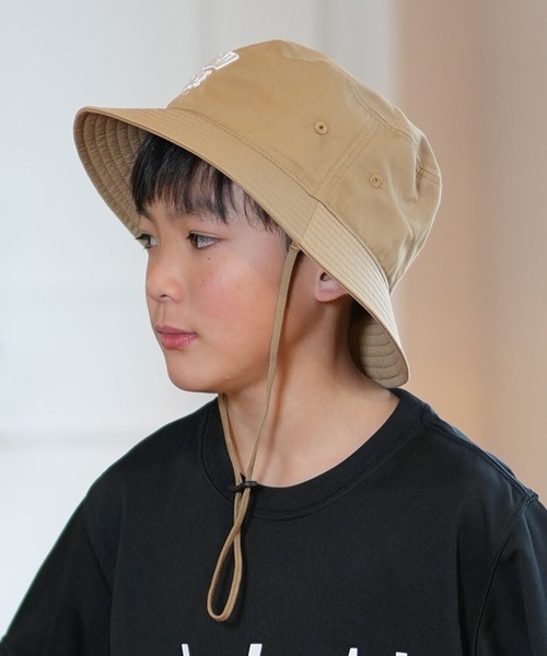 THE NORTH FACE(ザノースフェイス)の「THE NORTH FACE ザ・ノース・フェイス キッズ ハット K MESSAGE HAT NNJ02503(ハット・キッズ・オリーブ/タン/ブラック・S/M/L)」の5枚目の写真