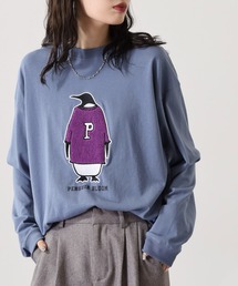 サガラ刺繍ワイドシルエットロングスリーブTシャツ