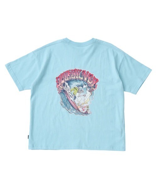 Quiksilver（クイックシルバー）の「TIME UP ST YOUTH /クイックシルバーキッズバックプリント半袖Tシャツ（Tシャツ/カットソー・キッズ・ホワイト/ブラック/ミント/グリーン・140/150/160/130）」の4枚目の写真
