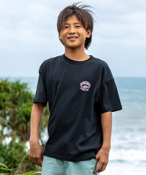 Quiksilver（クイックシルバー）の「TIME UP ST YOUTH /クイックシルバーキッズバックプリント半袖Tシャツ（Tシャツ/カットソー・キッズ・ホワイト/ブラック/ミント/グリーン・140/150/160/130）」の6枚目の写真