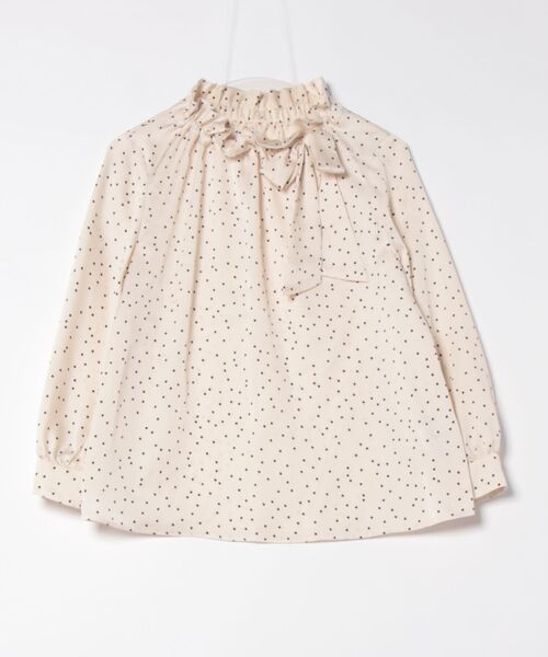 スパンサテンドット シャツ・ブラウス(シャツ/ブラウス スパンサテンドット シャツ・ブラウス(シャツ/ブラウス