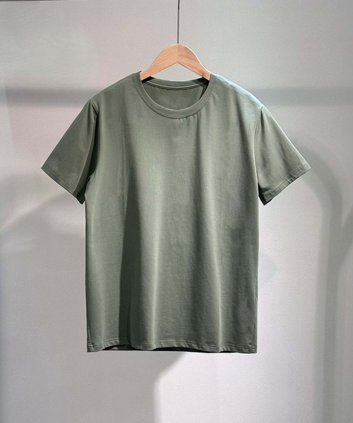aimoha(アイモハ)の「【aimoha MEN】ベーシックカラフルTシャツ(Tシャツ/カットソー・メンズ・ダークグレー/グリーン/ホワイト・XXX-LARGE/XX-LARGE/X-LARGE/LARGE)」の1枚目の写真