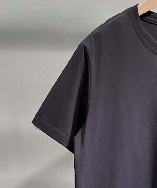 aimoha(アイモハ)の「【aimoha MEN】ベーシックカラフルTシャツ(Tシャツ/カットソー・メンズ・ダークグレー/グリーン/ホワイト・XXX-LARGE/XX-LARGE/X-LARGE/LARGE)」の6枚目の写真