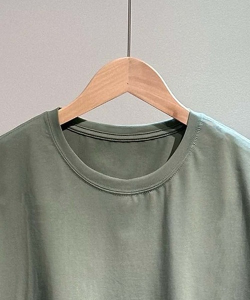 aimoha(アイモハ)の「【aimoha MEN】ベーシックカラフルTシャツ(Tシャツ/カットソー・メンズ・ダークグレー/グリーン/ホワイト・XXX-LARGE/XX-LARGE/X-LARGE/LARGE)」の9枚目の写真