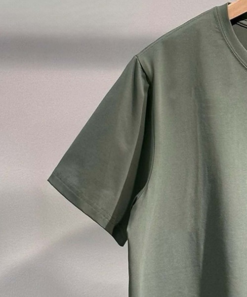 aimoha(アイモハ)の「【aimoha MEN】ベーシックカラフルTシャツ(Tシャツ/カットソー・メンズ・ダークグレー/グリーン/ホワイト・XXX-LARGE/XX-LARGE/X-LARGE/LARGE)」の8枚目の写真