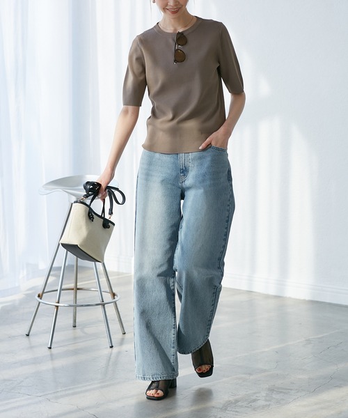 ROPE' PICNIC（ロペピクニック）の「スクエアトゥチュールミュール（パンプス・レディース・ブラック/シルバー・S/M/L）」の15枚目の写真