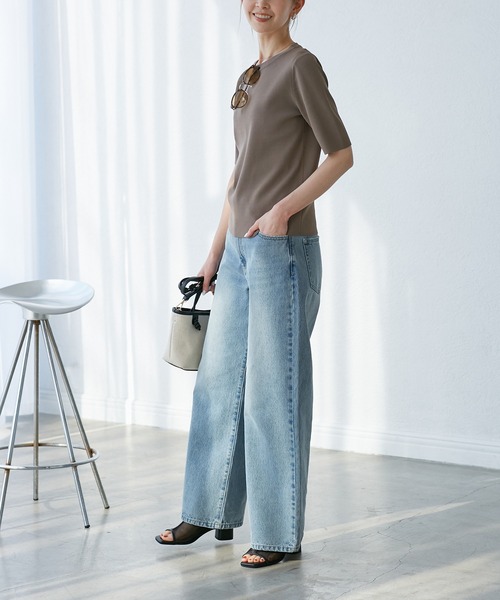 ROPE' PICNIC（ロペピクニック）の「スクエアトゥチュールミュール（パンプス・レディース・ブラック/シルバー・S/M/L）」の16枚目の写真