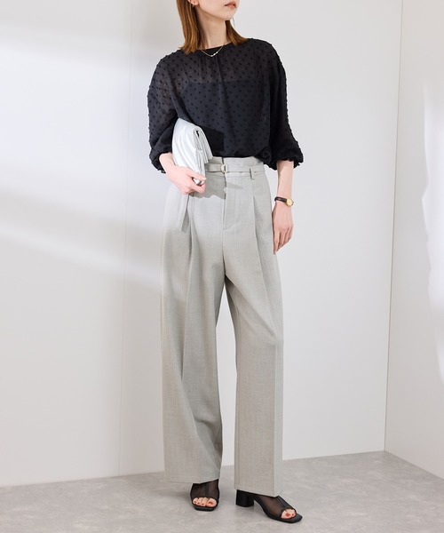 ROPE' PICNIC（ロペピクニック）の「スクエアトゥチュールミュール（パンプス・レディース・ブラック/シルバー・S/M/L）」の22枚目の写真