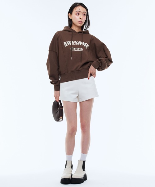 Narcissus(ナルシス)の「シンプルショートパンツ(その他パンツ・レディース・ホワイト/ブラック・FREE)」の14枚目の写真