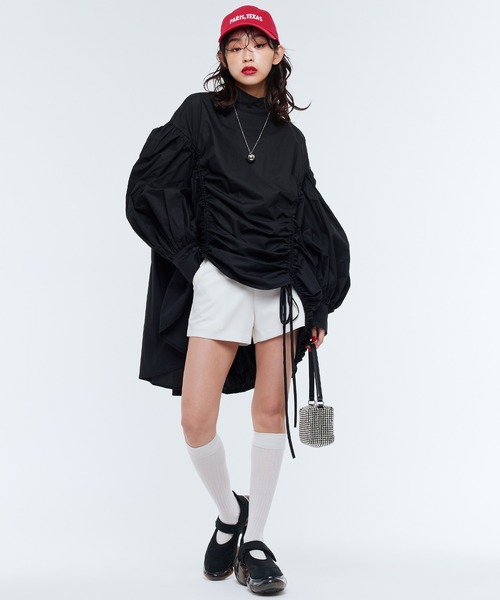 Narcissus(ナルシス)の「シンプルショートパンツ(その他パンツ・レディース・ホワイト/ブラック・FREE)」の22枚目の写真