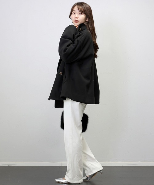 Aletta vita（アレッタビータ）の「裏起毛極伸びストレッチストレートパンツ（その他パンツ・レディース・ベージュ系その他/ホワイト系その他/ブラック・S/M/L）」の16枚目の写真